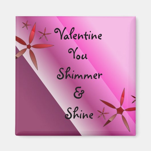 Aimant Vous scintillez et brillez pour la Saint-Valentin (Devant)
