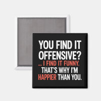 Vous trouvez cela offensant ? Humour drôle Sarcasm