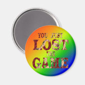 Aimant Vous venez de perdre le jeu de mème Internet (Recto/Verso)