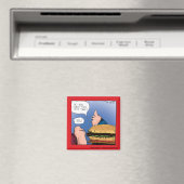 Aimant Vous voulez des frites avec ça ? Dessin animé (In Situ (Lave-vaisselle))