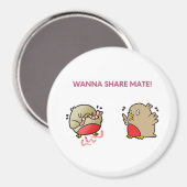 Aimant Vous voulez partager maté ! (Recto/Verso)