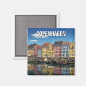 Aimant Voyage à Copenhague Danemark (Recto/Verso)