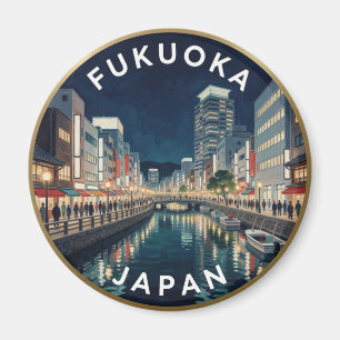 Aimant Voyage à Fukuoka au Japon, ville moderne