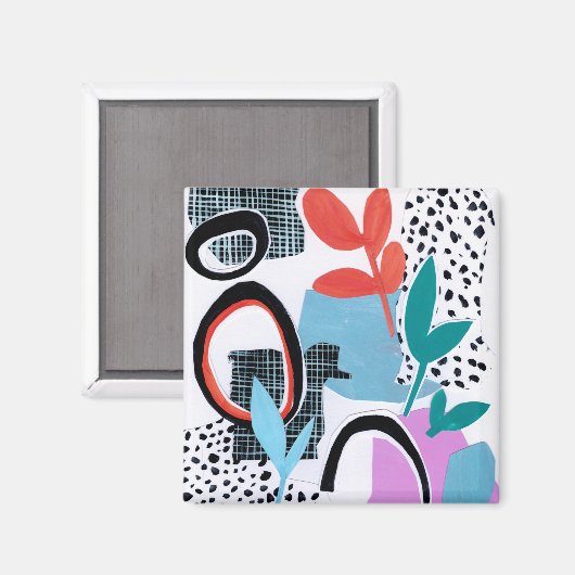 Aimant Voyage Abstrait (Recto/Verso)