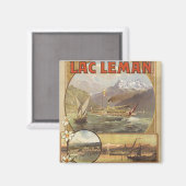 Aimant Voyage au Lac Léman (Recto/Verso)