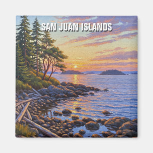 Aimant Voyage aux îles San Juan de Washington