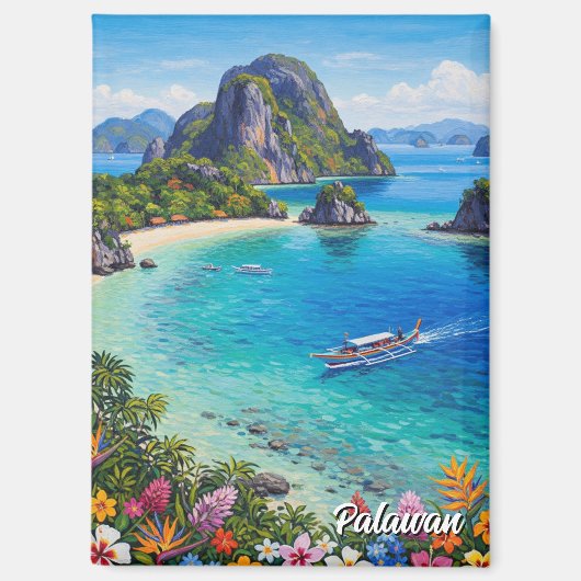 Aimant Voyage aux Philippines à Palawan (Recto)