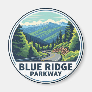 Aimant Voyage Blue Ridge Parkway