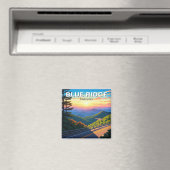 Aimant Voyage Blue Ridge Parkway (In Situ (Lave-vaisselle))