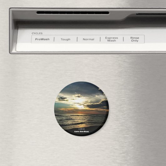 Aimant Voyage | Couché de soleil de Floride Cape San Blas (In Situ (Lave-vaisselle))