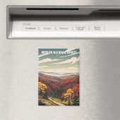 Aimant Voyage dans la forêt nationale d'Indiana Hoosier (In Situ (Lave-vaisselle))