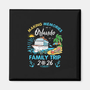 Aimant Voyage de famille à Orlando 2026 Vacances à souven