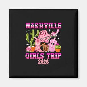 Aimant Voyage de filles à Nashville 2026 Vacances entre f