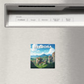 Aimant Voyage de Meteora Grèce (In Situ (Lave-vaisselle))