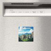 Aimant Voyage de Meteora Grèce (In Situ (Lave-vaisselle))