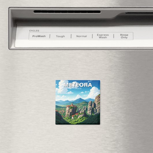 Aimant Voyage de Meteora Grèce (In Situ (Lave-vaisselle))