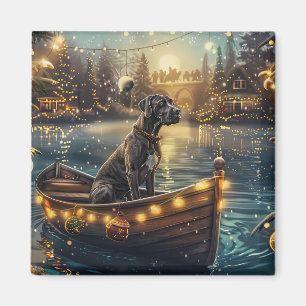 Aimant Voyage de Noël du Grand Danois