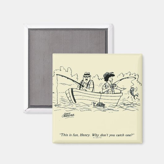 Aimant Voyage de pêche (Recto/Verso)