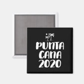 Aimant Voyage de vacances à Punta Cana (Recto/Verso)