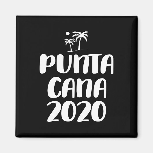 Aimant Voyage de vacances à Punta Cana (Devant)