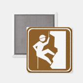 Aimant Voyage d'Escalades rocheuses (Recto/Verso)