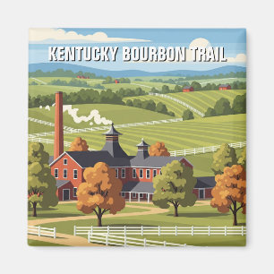Aimant Voyage du sentier du Kentucky Bourbon