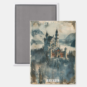 Aimant Voyage en Bavière Château de Neuschwanstein