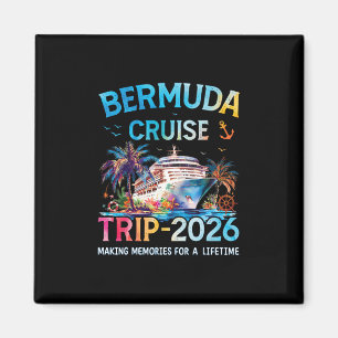 Aimant Voyage en croisière aux Bermudes 2026 Vacances en