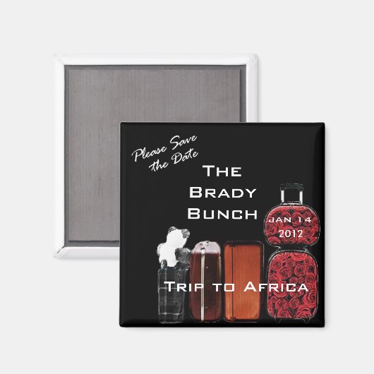 Aimant voyage en famille (Recto/Verso)