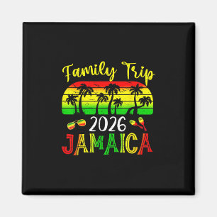 Aimant Voyage en famille en Jamaïque Tapis de plage pour