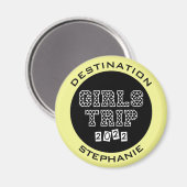 Aimant Voyage entre filles 2022 Week-end de vacances entr (Recto/Verso)