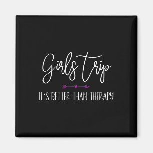 Aimant Voyage entre filles C'est mieux que la thérapie Va