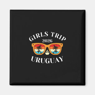 Aimant Voyage Filles 2026 Uruguay Vacances de Printemps 2