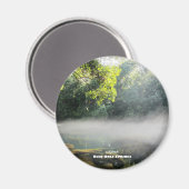 Aimant Voyage | Floride - Blue Hole Springs Foggy Morning (Recto/Verso)