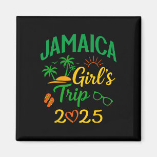 Aimant Voyage Jamaïque Filles 2025-vacances Caraïbes cool