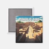 Aimant Voyage Mohenjo-Daro Pakistan (Recto/Verso)