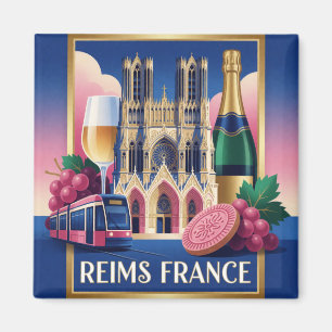 Aimant Voyage Région Champagne Reims France