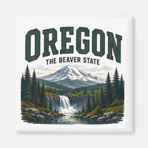 Aimant Voyage Sauvage dans l'Oregon Pacifique