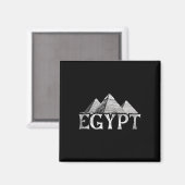 Aimant Voyage vacances Egypte Pyramides  (Recto/Verso)