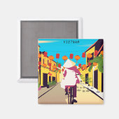 aimant voyage Vietnam ville magnétique (Recto/Verso)