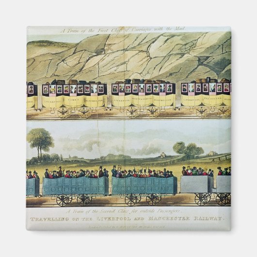 Aimant Voyager sur la Liverpool et Manchester (Devant)