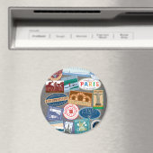 Aimant Voyageur du monde entier (In Situ (Lave-vaisselle))