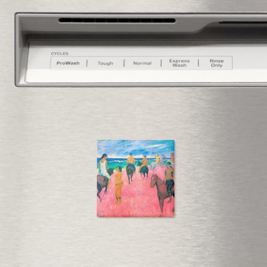 Aimant Voyageurs sur la plage, Gauguin (In Situ (Lave-vaisselle))