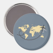 Aimant Voyons l'illustration du monde (Recto/Verso)