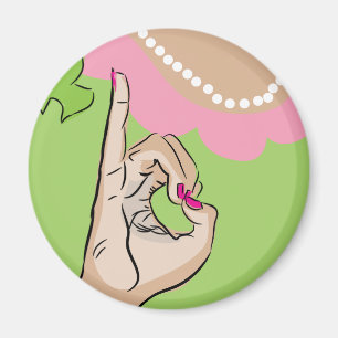 Aimant Vrai joli amusement de sororité de fille