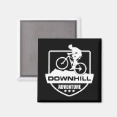 Aimant Vtt Downhill Vélo de Montagne (Recto/Verso)
