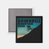 Aimant VTT Downhill Vélos de Montagne (Recto/Verso)