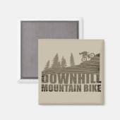 Aimant VTT Downhill Vélos de Montagne (Recto/Verso)