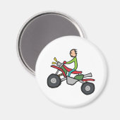 Aimant VTT quad (Recto/Verso)