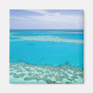 Aimant Vue aérienne de la Grande Barrière de corail par